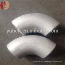 China 90 degree titanium pipe elbow fitting for industrial using